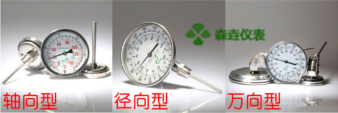 雙金屬溫度計除了軸向、徑向、萬向型，還有哪些安裝方式？
